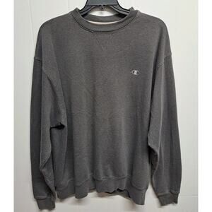 Champion‎ Gray Crewneck Sweatshirt XXL Made in Mexico Vintage 90s